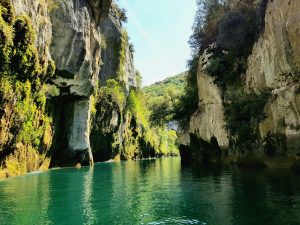 Weekend Verdon bateau electrique gorges Montpezat